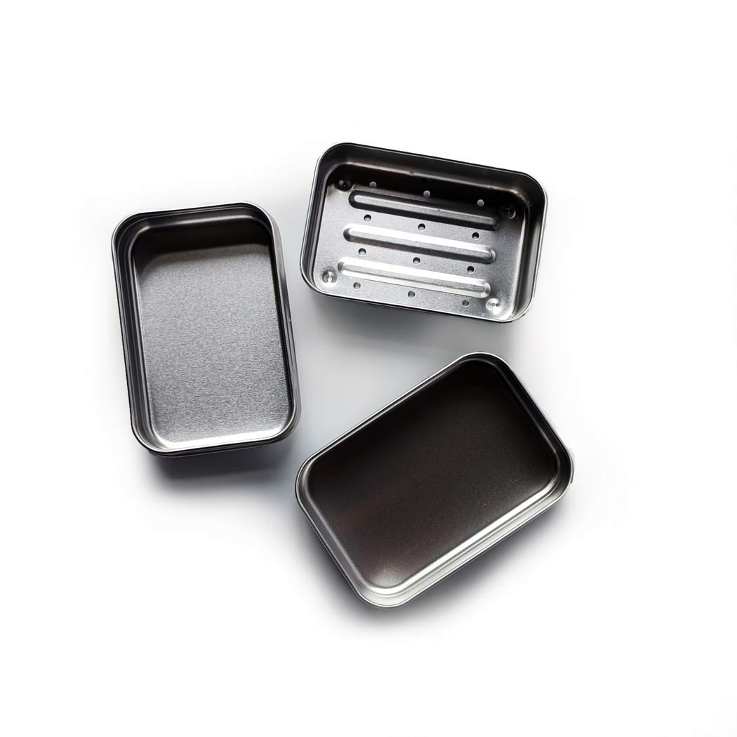 Zeepdoos van aluminium