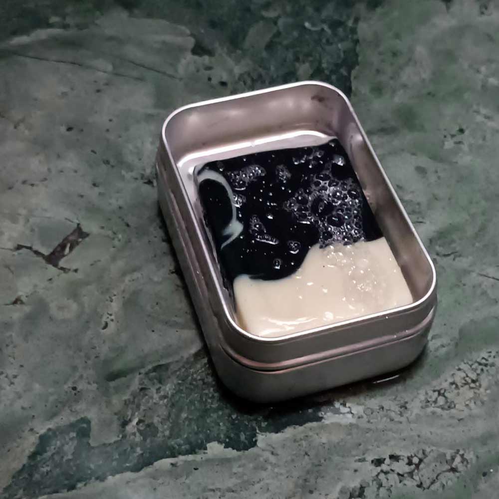 Zeepdoos van aluminium