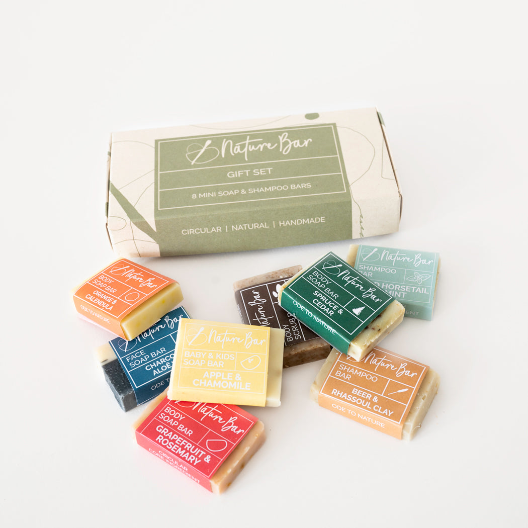 Nature Bar Cadeauset 8 mini soap bars
